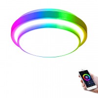 Modern TUYA LED App Controller RGB Bedroom Fashion Smart Ceiling Light