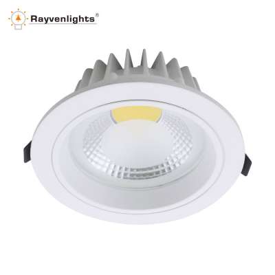 great heat dissipation 4 inch 12w aluminium and Nano plastic downlight housing