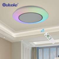 Modern LED Ceiling Lights RGB APP Dimmable lighting 48W Music Bluetooth light bedroom Living Room Ceiling Lamp